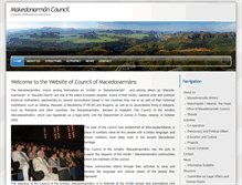 Tablet Screenshot of makedonarman-council.org